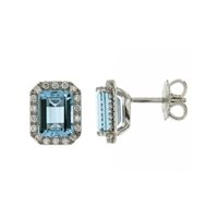 Pendientes Mirco Visconti Mujer in Oro blanco Acquamarina 3.03 Ct LF360S/10ACE - LF360S/10ACE